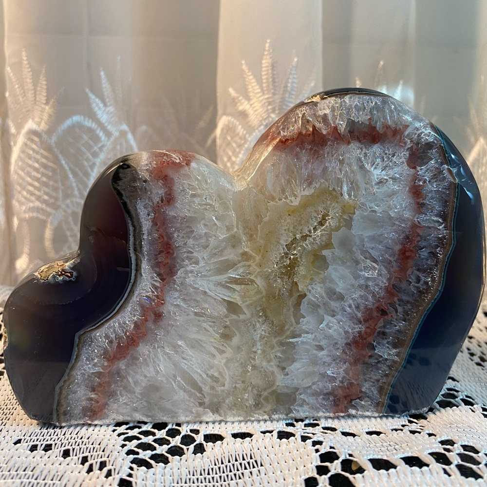 Beautiful Agate Crystal Cloud slab